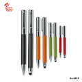 Custom Logo Stylus Metal Ball Stift Firmenleder -Puste mit Schachtel